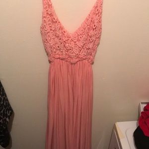 Summer backless dress